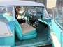 Chevrolet Bel-Air (2nd generation) circa 1956, 265 cu in (4,340 cc) V8 with overhead valve high compression & long stroke pistons. Transmission options were a 3-speed manual, a 2-speed Powerglide automatic or a 3-speed Turboglide automatic (c) 2013 Vision Motor Services Ltd