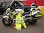 Police motorbike used for traffic control, rapid response and VIP protection - complete with specialist clothing (c) 2013 Vision Motor Services Ltd