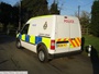 Ford Transit Connect (replacement for the Ford Escort Van), widely used for local stores transport, dog vans - this one is scientific support, built 2009 - present (c) 2013 Vision Motor Services Ltd