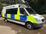 Mercedes Benz 2nd generation Sprinter 4-door van, engine choices: 2.1L CDI, 3.0L V6 CDI, 3.5L V6, with 6-speed manual, 5 speed or 7-speed auto gearbox, body choices: 2-door pickup, 4-door van, 4-door minibus. The model shown is a heavily customised XLWB van (not a minibus) which includes a secure cell at the rear, built 2006–2018. (c) 2019 Vision Motor Services Ltd