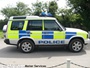 Land Rover Police cars